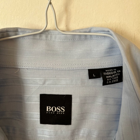 HUGO BOSS Dress Shirt - size L - EUC - Picture 2 of 2